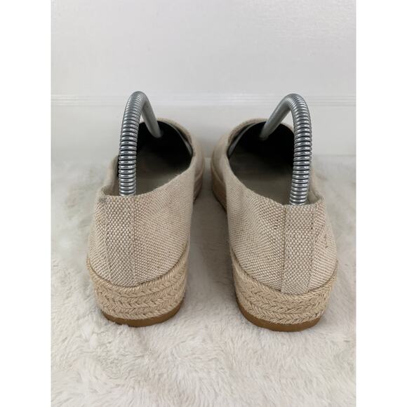 ESPRIT Women’s Carina Tan Canvas Slip-On Espadrille Shoes Size 8M - Picture 3 of 10